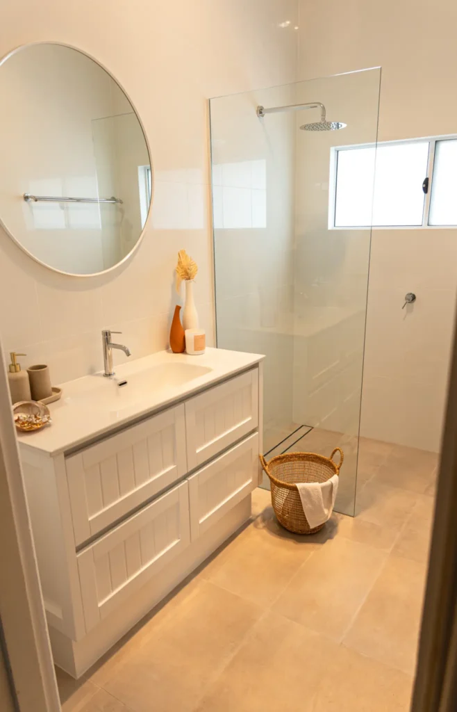 Eltham Avenue — Bathroom project photo — Port Lincoln Tiles & Pavers