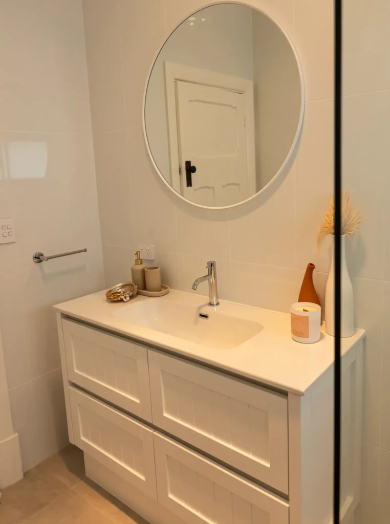 Eltham Avenue — Bathroom project photo — Port Lincoln Tiles & Pavers