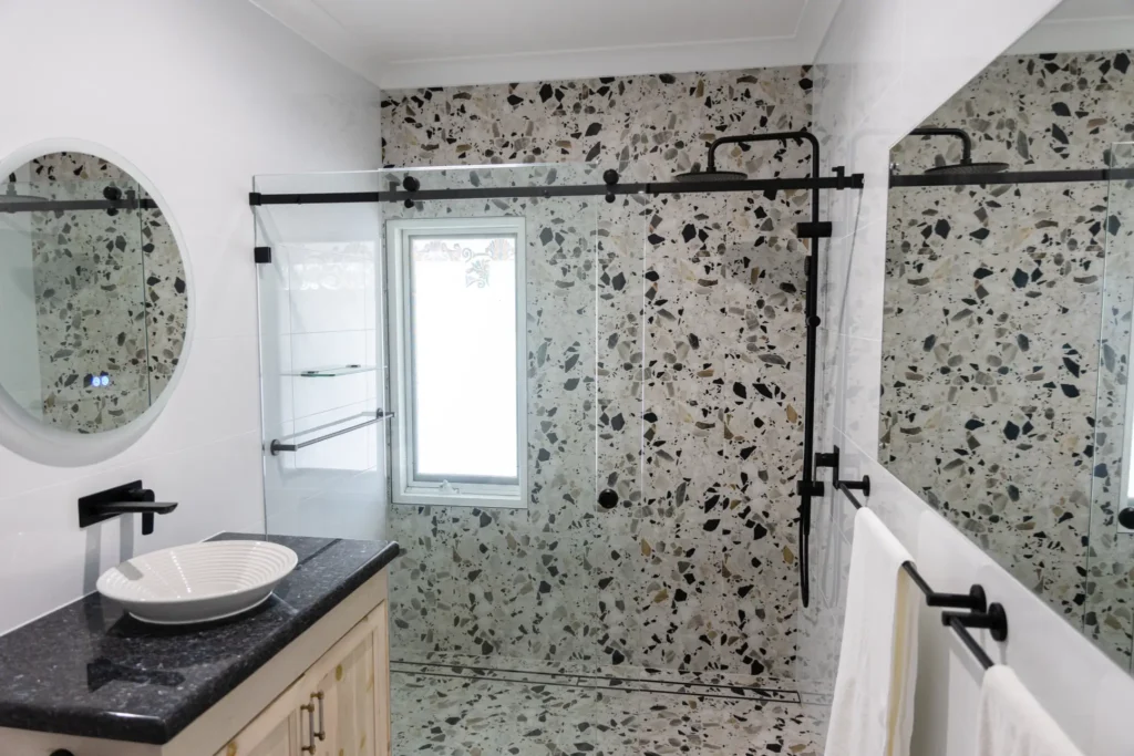 Picardy Place — Bathroom project photo — Port Lincoln Tiles & Pavers