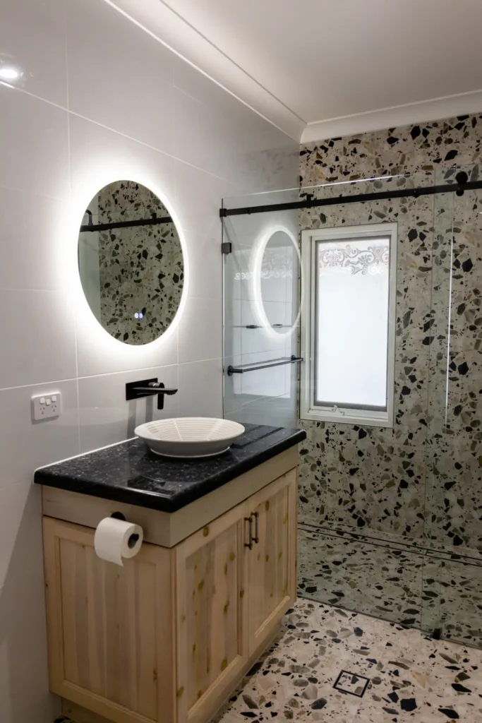 Picardy Place — Bathroom project photo — Port Lincoln Tiles & Pavers