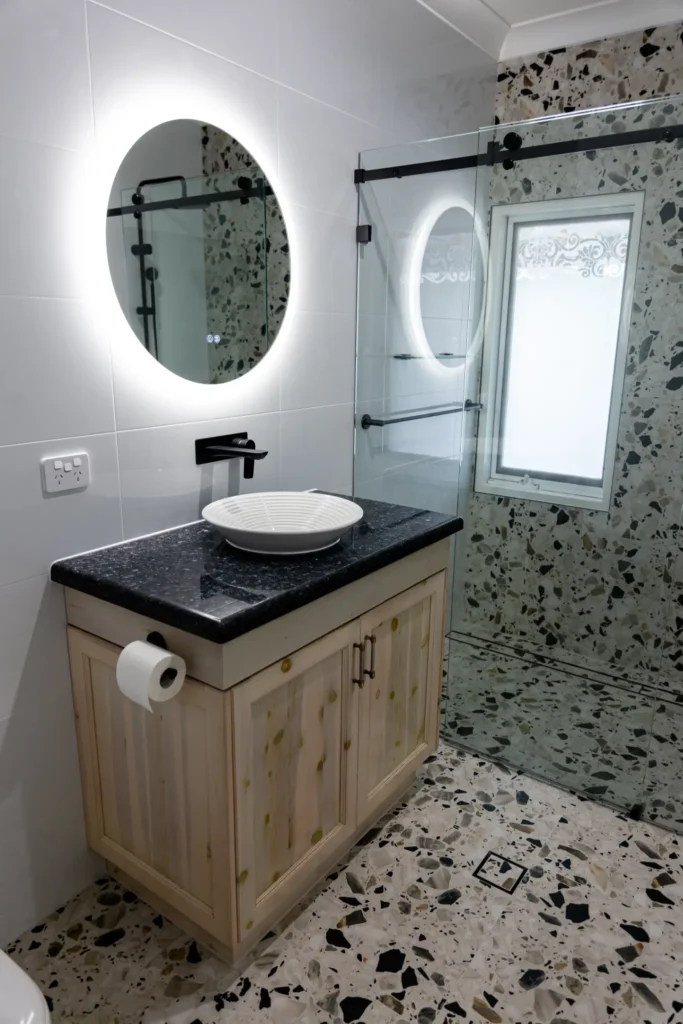 Picardy Place — Bathroom project photo — Port Lincoln Tiles & Pavers