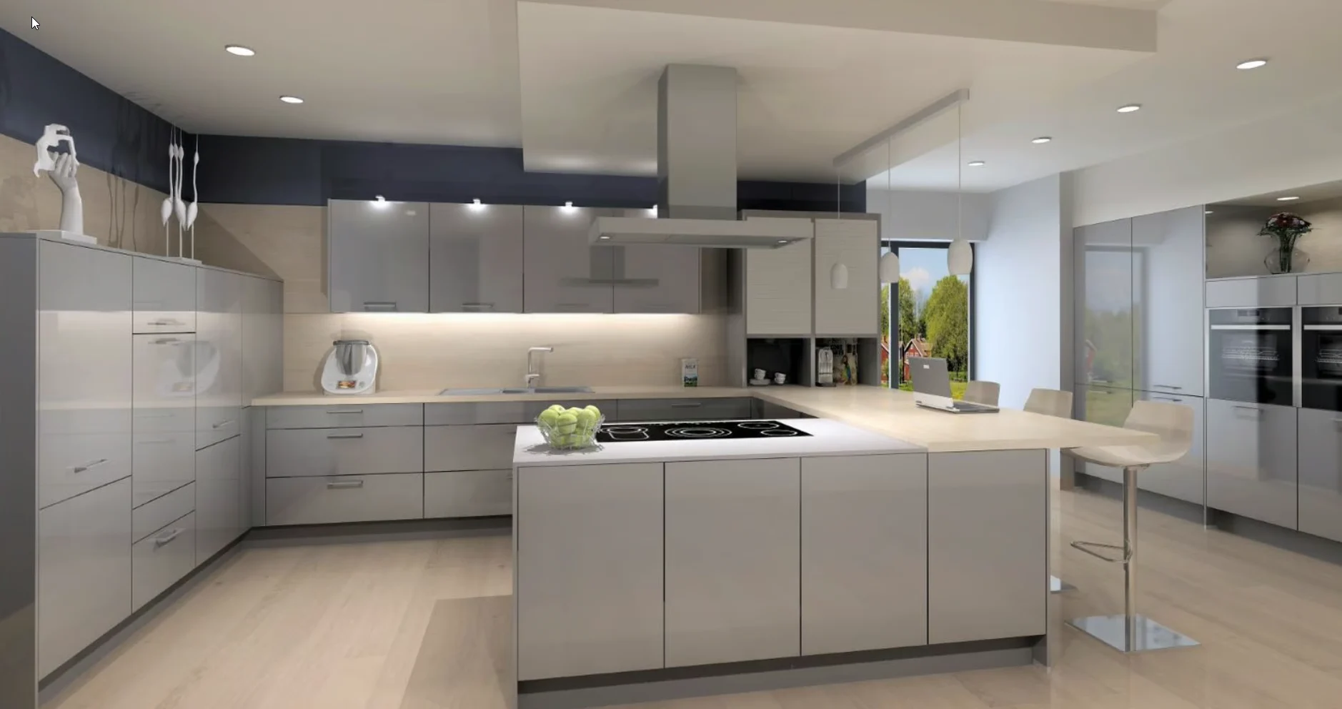 3D render example